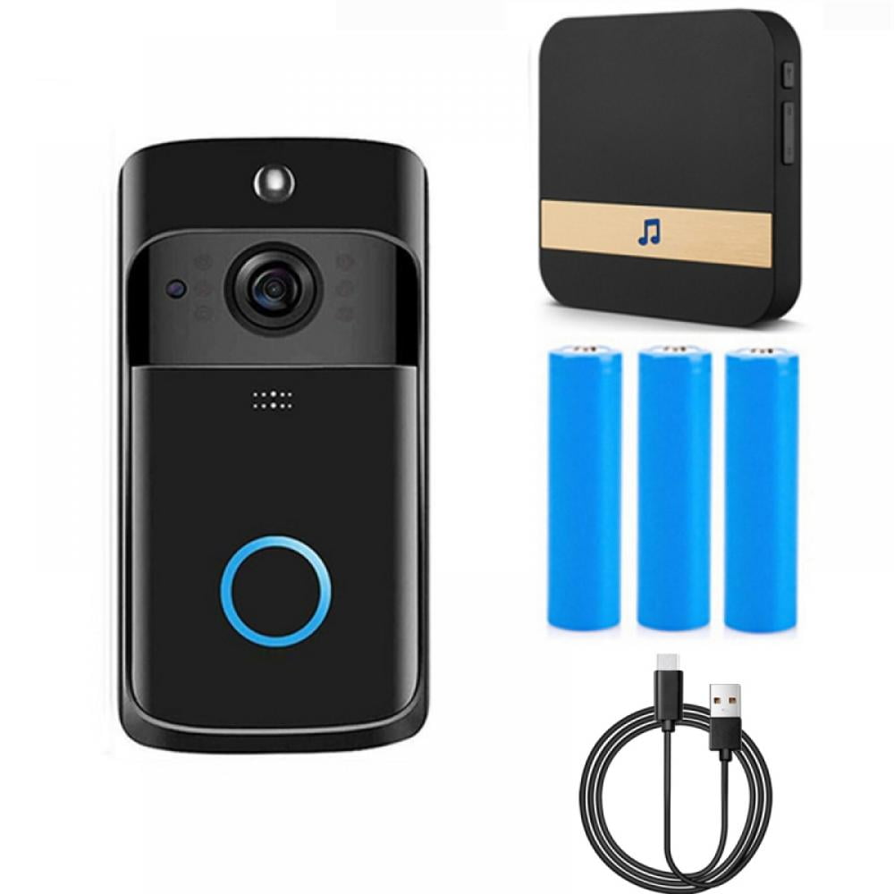 Wireless WiFi Video Doorbell Smart Phone Door Ring Intercom Camera Security Bell 