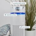 thumbnail image 3 of Purificador de aire Homedics 5 en 1 UV-C 360 grados HEPA 154 m² blanco, 3 of 9