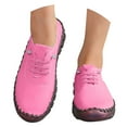 thumbnail image 3 of XIMIN Women Leather Soft Bottom Beef Tendon Loafers Slip-on Orthopedic Shoes Walking Arch Support Sneakers Low Top Lightweight Breathable Running Shoes Comfortable Sneakers, 3 of 8