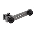 thumbnail image 4 of Cold Shoe Mount Adapter, Durable Lightweight Multi Function Aluminium Alloy Triple Microphone Mount Extenstion  For Tripod Dark Gray, 4 of 8