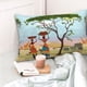 thumbnail image 4 of Fotbe African Women Funda de Almohada Decorativa Estilo Occidental, Lujo en Algodón, Fundas para Almohadas King, Cojín Estampado para Decoración del Hogar-14"x20", 4 of 6