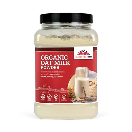 Hoosier Hill Farm Organic Oat Milk Powder, 2 lb Jar