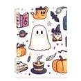thumbnail image 7 of FORMRS 1-Subject Spiral Notebook 8" x 5" College Ruled 60 Refillable Sheet A5 Hard Cover, 2 Pack, White Magical Halloween, 7 of 7