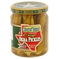 thumbnail image 3 of Pack of 12, Talk O Texas Crisp Hot Okra Pickles, 16 oz, 3 of 6