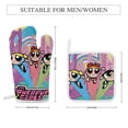 thumbnail image 2 of The Powerpuff Girls 4 Pcs Oven Mitts And Pot Holders Kitchen Oven Glove with Potholders Non-Slip Cooking Gloves for Cooking Baking Grilling, 2 of 7