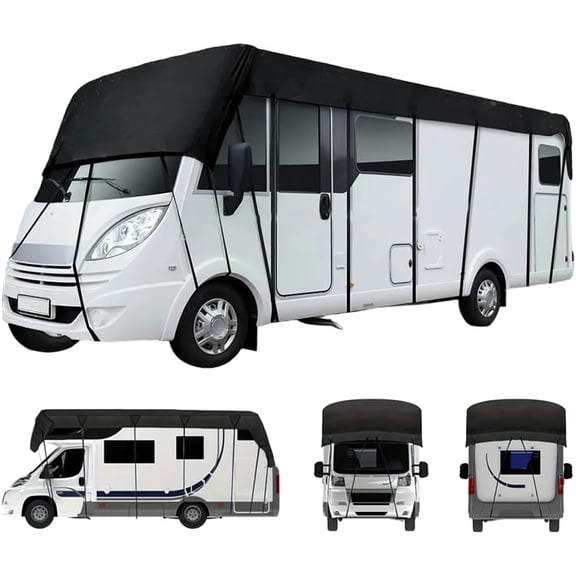Heavy-duty RV roof, 16.4-44.29 feet, waterproof, UV-resistant, heat-insulating, dustproof, and windproof, suitable for Class A/B/C RVs, pop-up campers, truck campers, and travel trailers.