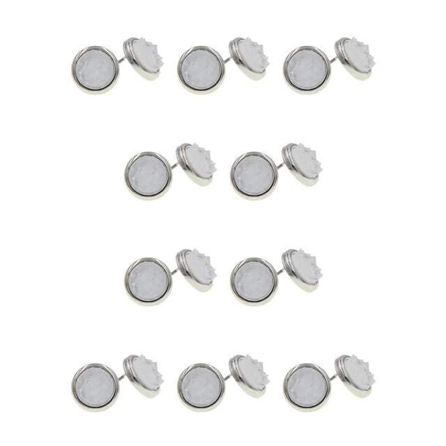 Jumpingount Pendientes de tuerca elegantes, estilo Simple, accesorios de decoración de moda, pendientes de tuerca, adorno de vestir para mujer, tipo 18 10piezas