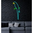 thumbnail image 2 of Handmadetneonsign Summer Tropical Parrot Island Paradise Lawn Decoration Outdoor LED Rope Light Neon Purple Bird Garden, Wall Décor, 2 of 5