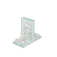thumbnail image 1 of Sagebrook Home 13196-08 S/2 CRYSTAL DIAMOND BOOKENDS, RAINBOW, 1 of 2