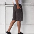 thumbnail image 2 of AWDis - Pantalones Cortos lisos gruesos Modelo Heavyweight - Gym/Running/Verano (Carbón), 2 of 2