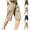 Army Green, variant on Boys 4-15 Years Summer Half Pants Lightweight Elastic Waist Cargo Style Knee Length Half Pants