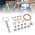 thumbnail image 1 of Coffee Coffee Machine Repair Tool with Silicone Rings Stainless Steel Coffee Machine Repair Key for Maintenance, 1 of 7