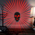 thumbnail image 2 of Halloween Lighted Silhouettes Decor Battery Op Radiant Shadows Skull (Red), 2 of 4
