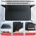 thumbnail image 6 of Windshield Cover for Ice and Snow, Thicken Extra Large Size Car Windshield Snow Cover with Side Mirrors Cover, Winter Windshield Covers Windproof Covers Fits Most SUVs Trucks, 6 of 7