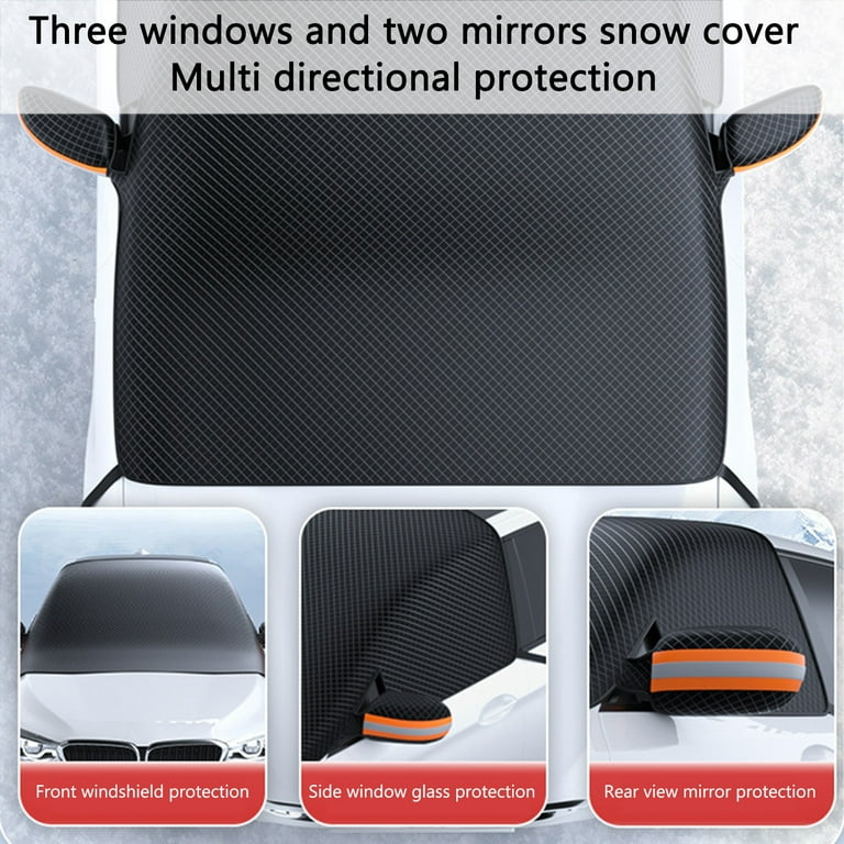 Magnetic Windshield Cover for Ice and Snow, Winter Windshield Snow Ice Cover  with Multi-Layer Protection, Front Window Covers Sunshade Frost Guard Ice  Shield 