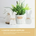 thumbnail image 2 of CIMAXIC easter 3pcs Easter Bunny Wooden Craft Rabbit Shape Wood Cutouts for Painting Drawing,6.69"X4.72"X0.39", 2 of 4