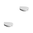thumbnail image 2 of stanreset Cendrier sous Table Support Rotatif à 360 Degrés Maison Bureau Voiture Intérieur Simple Étui Bureau Dessous Plateau à Cendres avec Couvercle Blanc 2 Ensembles, 2 of 6