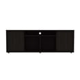 thumbnail image 3 of Depot E-Shop Dallas TV Stand for TVs up 55" with 2 Cabinets and 4 Shelves, Black, 3 of 6