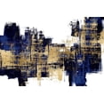 thumbnail image 2 of Wise, Alex 24x17 White Modern Wood Framed Museum Art Print Titled - Vibrant Gold on Blue, 2 of 4