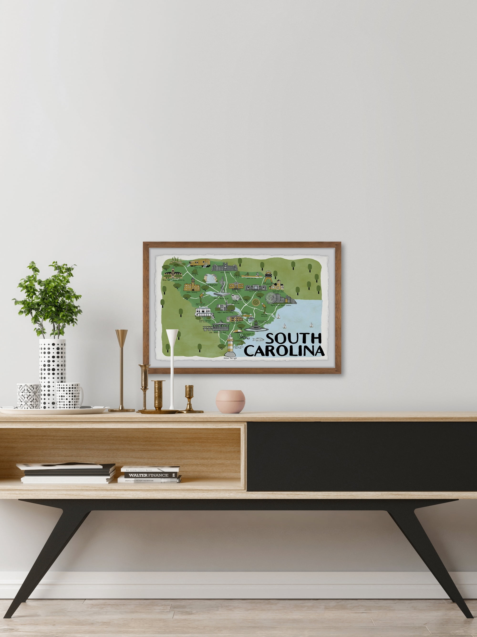Marmont Hill South Carolina Framed Wall Art