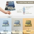 thumbnail image 4 of LED Desk Lamp American Flag and Eagle Table Nightstand Lamps with 3 Color Temperatures for Home Bedroom Living Room Decor 8x12, 4 of 8
