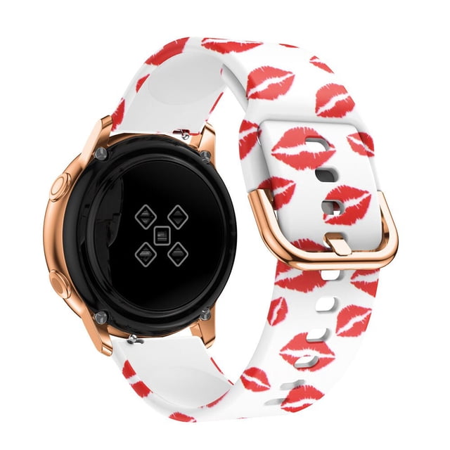 Correa de silicona Original de 20mm para Samsung Galaxy Watch Active 2 40/44mm / 3 41mm, pulsera inteligente para Huawei GT 2 42mm Tan Jianjun unisex