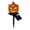 E, variant on Rednachen Halloween Solar Pumpkin Stake Light, Jack O'Lantern Resin Warm LED Outdoor Decor for Garden Lawn Yard Pathway Halloween Holiday Spooky Party Decoration,A