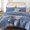 Slate Blue, variant on Oversized King Comforter 128x120, 3pcs Super King Plus Comforter (1 Dark Khaki Comforter & 2 Pillowcases) Lightweight Oversized King Bedding Set Quilt