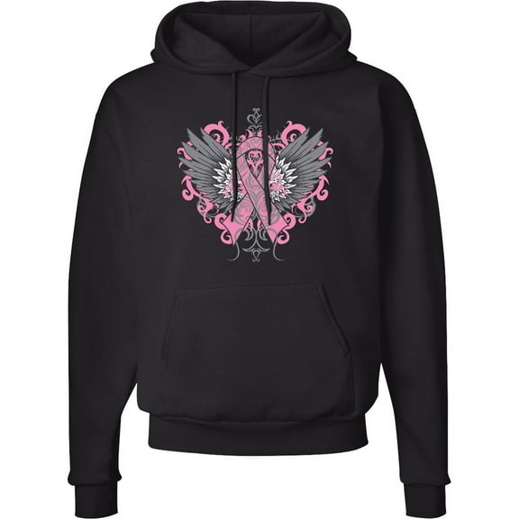 Inktastic Breast Cancer Cool Wings Adult Hoodie Sweatshirt