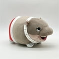 2025 Moo Deng Plush Bag Toys, MooDeng Hippo Plush Bag Pillow, Cute Soft Stuffed Animals for Kids