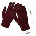 thumbnail image 6 of D GROEE 1 Pair Lightweight Running Gloves Warm Gloves Mittens Knitted Women Men Gloves Cycling Bike Sports Compression Gloves for Autumn Winter, 6 of 8