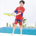 thumbnail image 4 of Traje de baño para bebés y niños pequeños, bañador de Spiderman de Los Vengadores, flotador para niños, traje de surf para niños, ropa de playa de dibujos animados con sombrero y gafas, 4 of 6