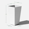 thumbnail image 2 of Veradek Pure Series Midland 30" Planter White, 2 of 9