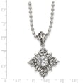 thumbnail image 5 of Stainless Steel Necklace with Pendants Chain Polished and Enameled w/Glass 24in 24 inch, 5 of 5