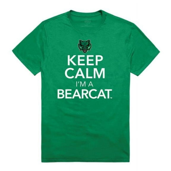 W Republic 523-267-G77-05 Binghamton University Keep Calm Short Sleeve T-Shirt, Kelly - 2XL