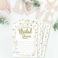 thumbnail image 6 of Inkdotpot 30 Bridal Shower InvitationsGold ConfettiWedding Fill-In Style Invites Blank Invites, 6 of 8