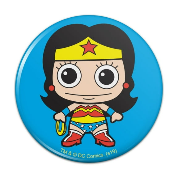 Wonder Woman Cute Chibi Kitchen Refrigerator Locker Button Magnet