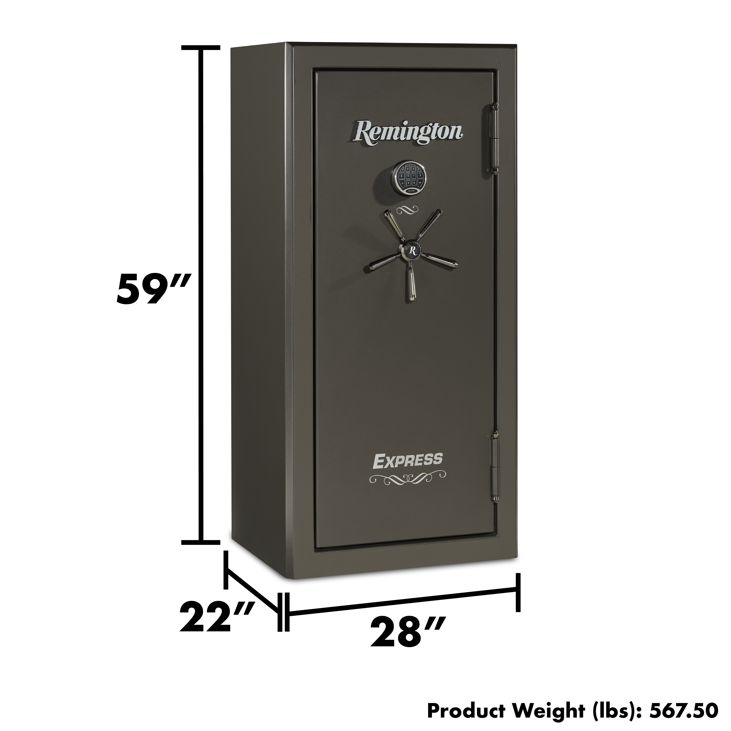 Remington SAR5924E Express 24+4 Gun - Fire And Waterproof Safe