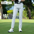 thumbnail image 1 of Men Golf Pants Spring/Summer Elastic Belt Sports Pant KUZ200 light grey 32, 1 of 6