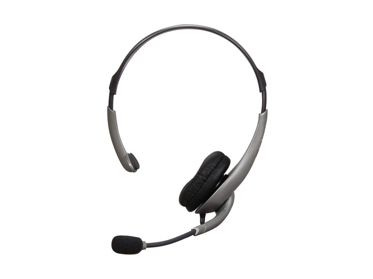 Cyber Acoustics AC-840 USB Connector Single Ear Internet Communication Mono Headset & Boom Mic - image 2 of 7