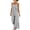 Black#jumpsuits for women casual summer, variant on SZJXBUY Wide Leg Jumpsuits for Women Cotton Dressy Casual Sleeveless Maxi Jumpsuit Summer Striped Smocked Cutout Back Wide Leg Beach Vacation Overall Romper Navy,L