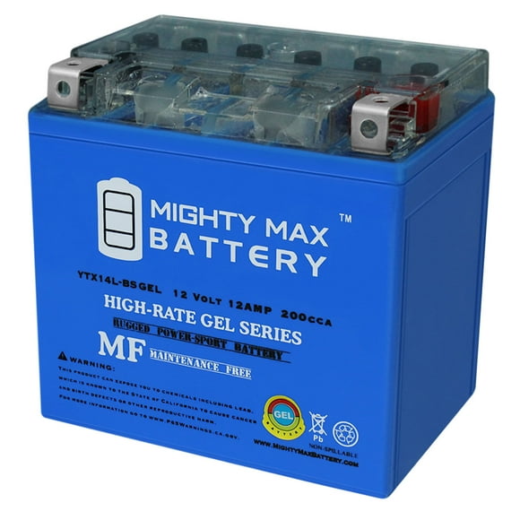 YTX14L-BS GEL Battery for Harley-Davidson Iron 883 XL883N 2011