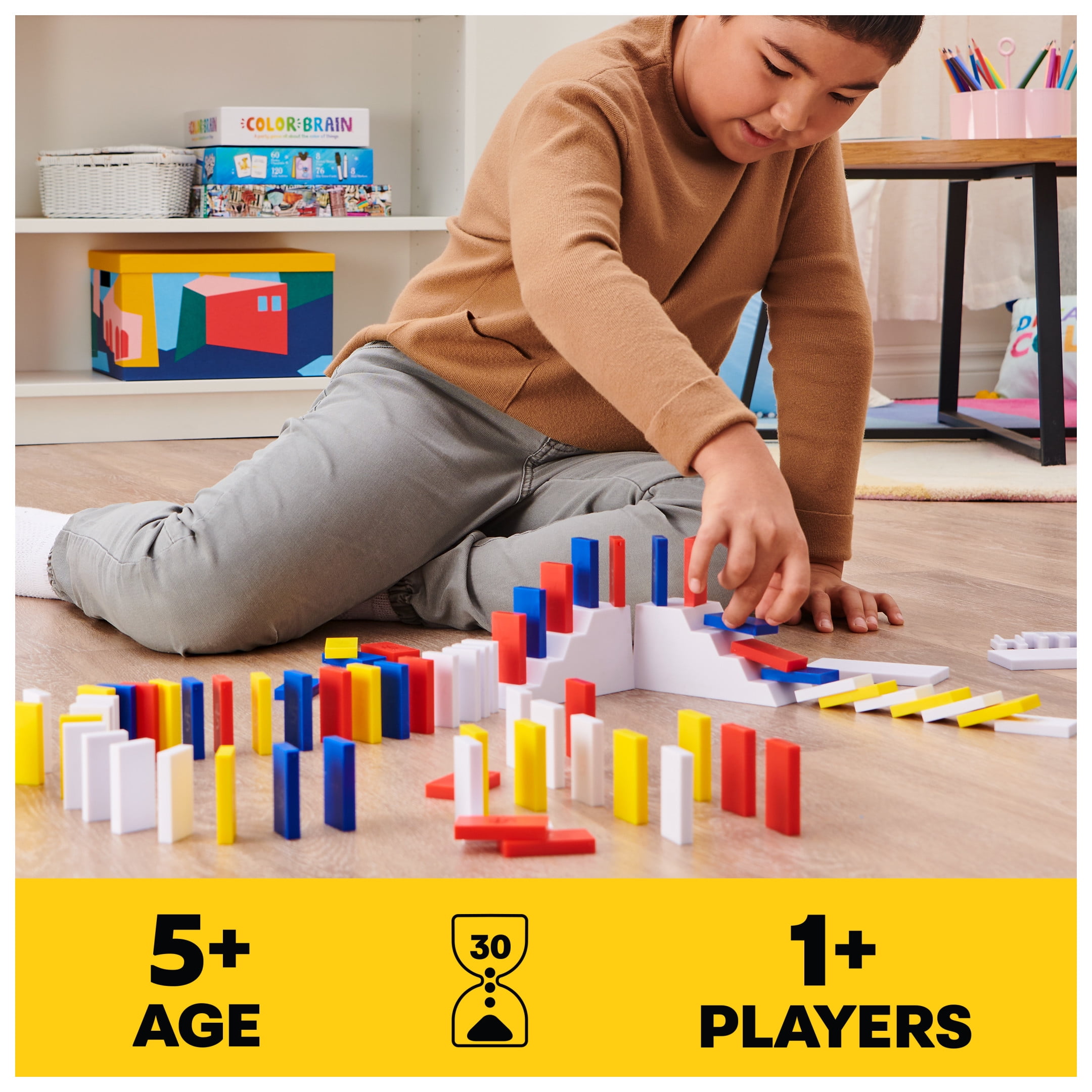Spin Master Games, Lily Hevesh H5 Domino Creations 100-Piece Dominoes Set, Kids Games, Building Toys, Classic Game, Dominoes for Adults, Ages 5+