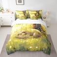 thumbnail image 2 of YST Cartoon Sloth Bedding Set, 7-Piece, Jungle Wildlife Theme, Full Size, 2 of 6