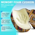 thumbnail image 5 of Premium Gel & Memory Foam Seat Cushion–Doctor Recommended Office Chair Cushion,Car Seat Cushion–Chair Cushions for Back & Sciatica Pain Relief–Seat Cushions for Office & Desk, 5 of 6