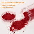 thumbnail image 2 of Pigmento de óxido de hierro Uxcell para concreto en polvo 600 malla 3.5oz (100g) pigmento para lechada de óxido de hierro para pintura de azulejos pastel, cemento, rojo, 2 of 7
