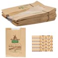 thumbnail image 3 of FUYGRCJ 200PCS Bread Bags Paper with Window Brown Paper Bread Packaging Bags Food Grade Bread Paper Bags PE Coated Brown Paper Bags Waterproof Bakery Packaging Bags, 3 of 8