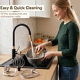 thumbnail image 6 of Stand Mixer 5.5Qt 3-In-1 Kitchen Mixer with Flat Beater, Dough Hook, Balloon Whisk, Electric dough mixers are suitable for home use., 6 of 14