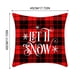 thumbnail image 3 of Fiudx Ofertas Relámpago Funda Navideña, forma De Copo De Nieve, forma De Papá Noel, Rojo Clásico Navideño, 3 of 6