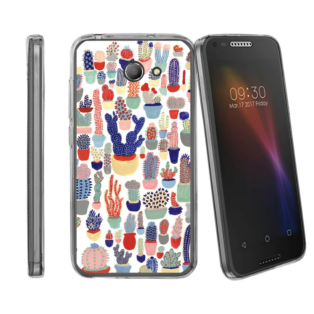 Alcatel Zip LTE 2017 Ultra-Slim Low Profile Case [Clear Transparent Case for Alcatel A30 2017